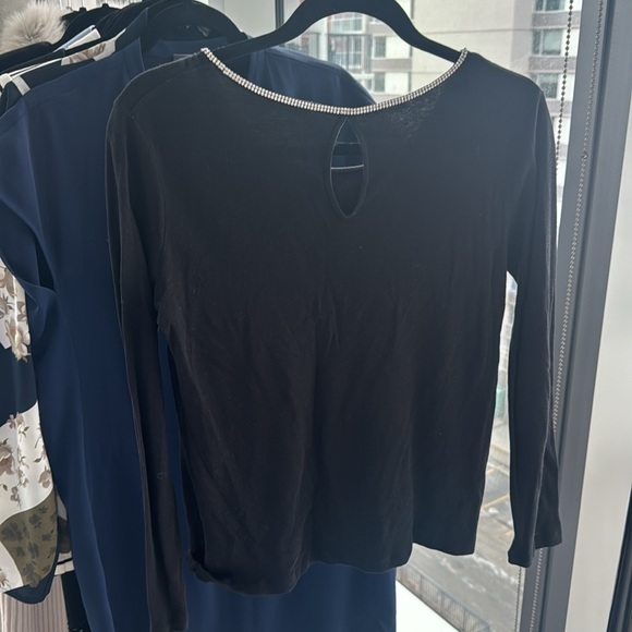 Majestic Paris Swarovski Cashmere Blend T-Shirt - Picture 4 of 5